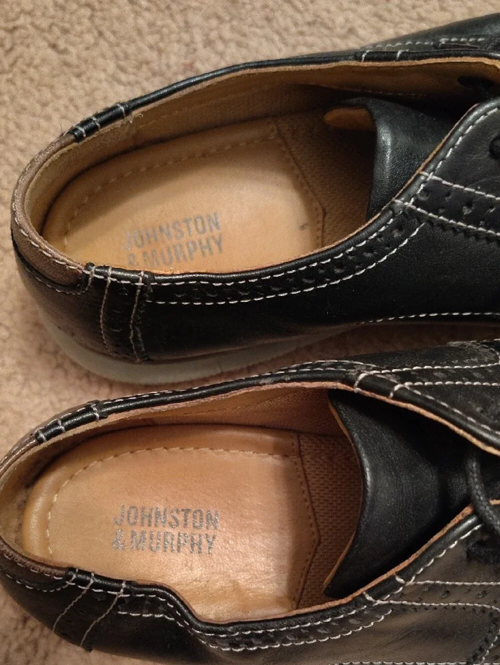 Kids Navy and White Sneakers And Black Leather Dress Shoes